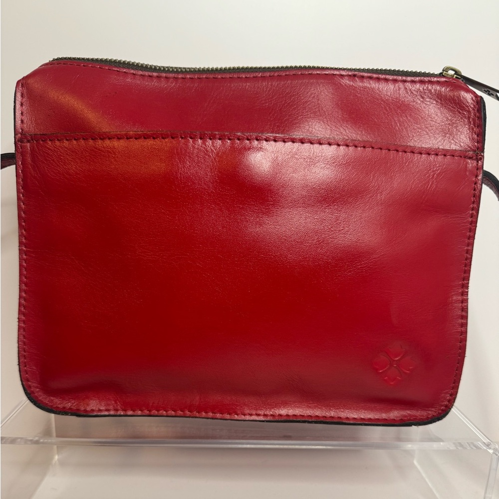 #182 Patricia Nash Vallata Burnished Rose Tooled Leather Crossbody Bag w/ DB - Picture 3 of 15